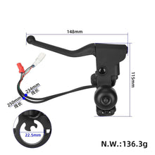Left Brake Handle Lever For Xiaomi Elite Electric Scooter, With Bell And Light Switch Control